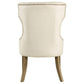 Baney Tufted Upholstered Dining Chair Beige and Rustic Grey