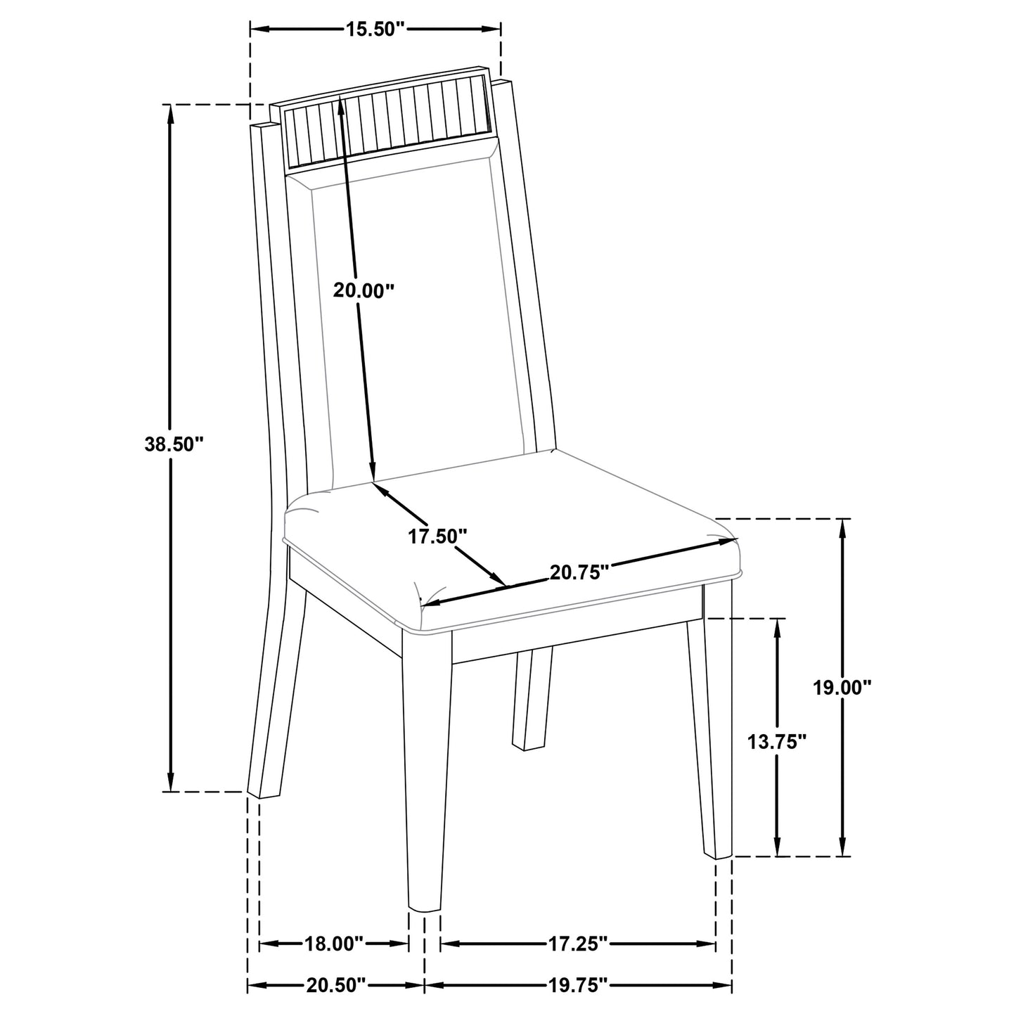 Brookmead 7-piece Extension Leaf Dining Table Set Black