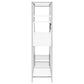 Figueroa 5-shelf LED Wine Storage Bar Cabinet White High Gloss