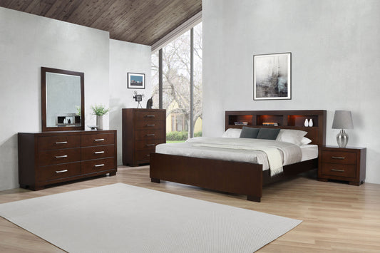 Jessica 4-piece Queen Bedroom Set Cappuccino