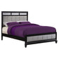 Barzini 5-piece Eastern King Bedroom Set Black