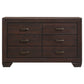 Kauffman 6-drawer Dresser Dark Cocoa