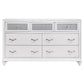 Barzini 4-piece California King Bedroom Set White