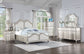 Evangeline 5-piece California King Bedroom Set Silver Oak