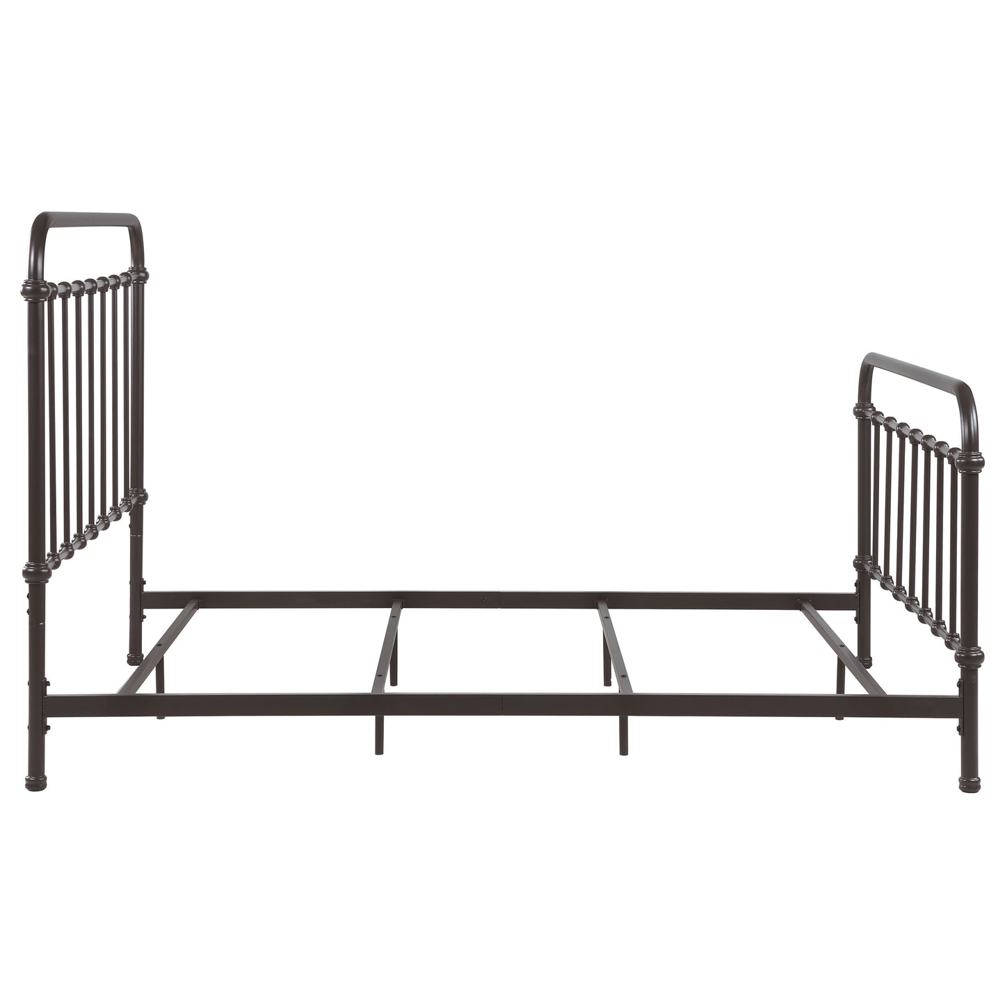 Livingston Metal Eastern King Open Frame Bed Dark Bronze