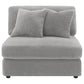 Blaine Upholstered Reversible Chaise Sectional Sofa Fog