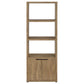 Tabby 3-shelf Engineered Wood Media Tower Mango