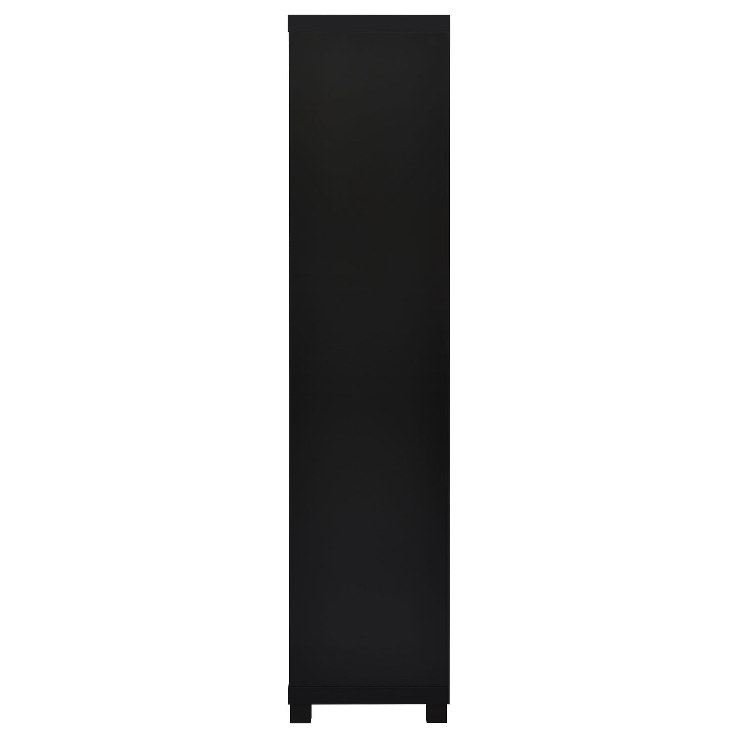 Jupiter 3-shelf Engineered Wood Media Tower Black