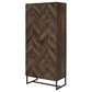 Carolyn 2-door Engineered Wood Accent Cabinet Rustic Oak