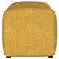 Summer Fabric Upholstered Tufted Accent Bench Mustard Yellow