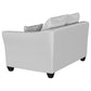 Salizar Upholstered Flared Arm Loveseat Sand