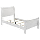 Louis Philippe 5-piece Twin Bedroom Set White