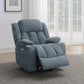 Houston Upholstered Power Lift Recliner Slate Blue