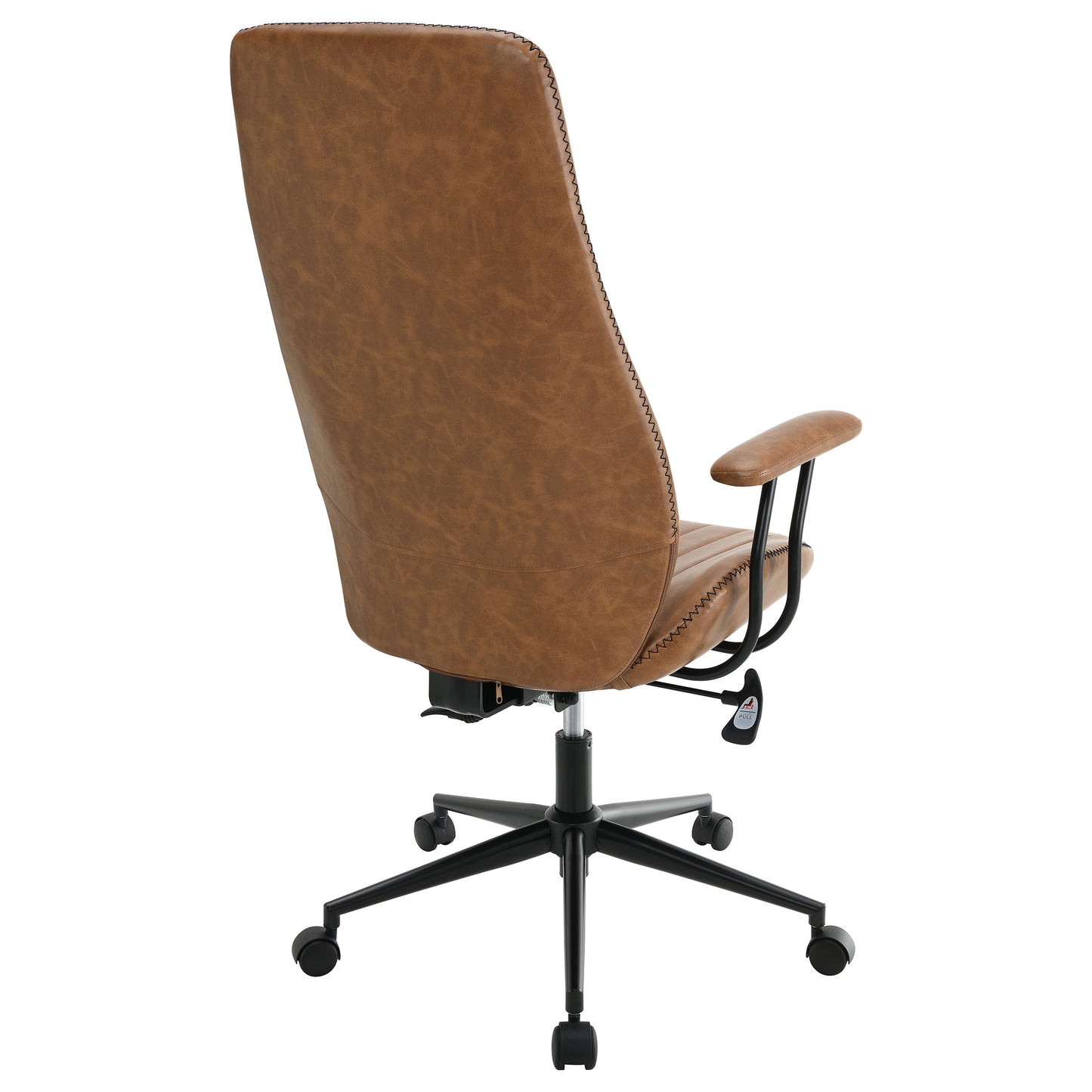 Ranger Upholstered Adjustable Home Office Desk Chair Brown