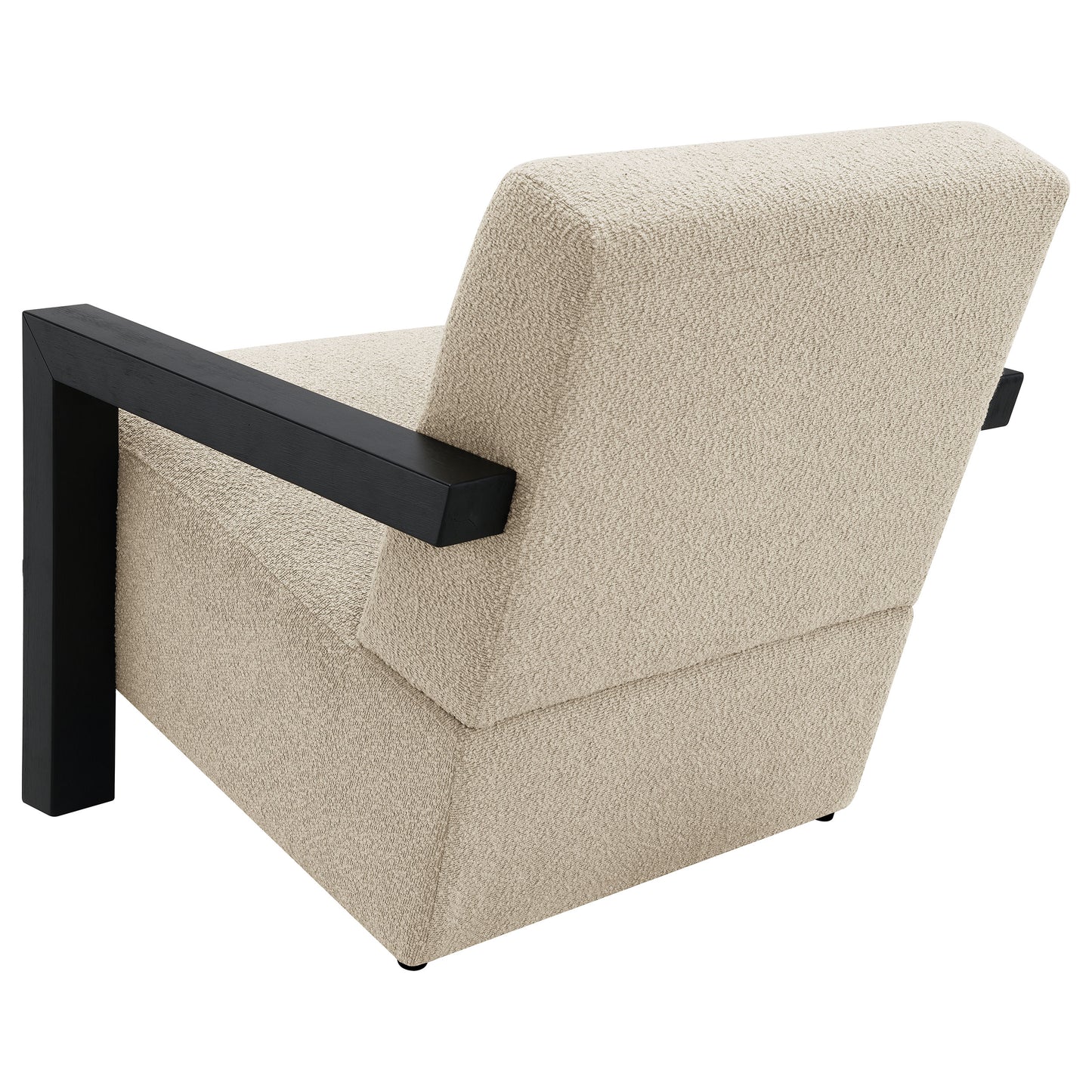 Fitzroy Boucle Upholstered Accent Arm Chair Latte