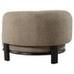 Lawler Upholstered Barrel Back Accent Chair Mushroom