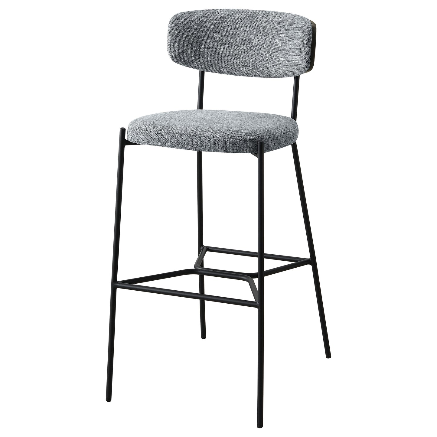 Elison Pub Height Bar Stool Grey (Set of 2)