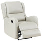 Kelsey Upholstered English Arm Recliner Chair Ivory