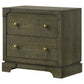 Gran Park 2-drawer Nightstand Bedside Table Dark Cocoa