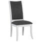 Judd Upholstered Dining Side Chair Pearl White (Set of 2)