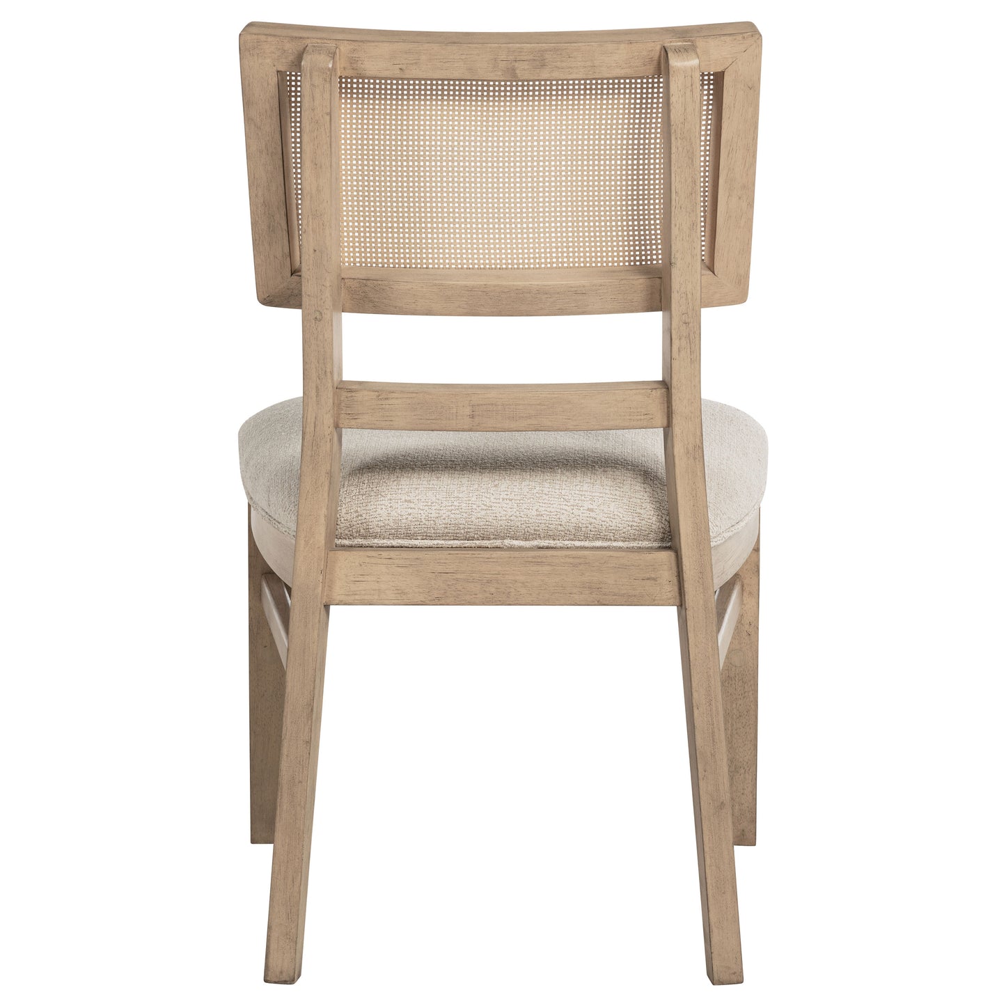 Kailani Rattan Cane Dining Side Chair Beige Oak (Set of 2)