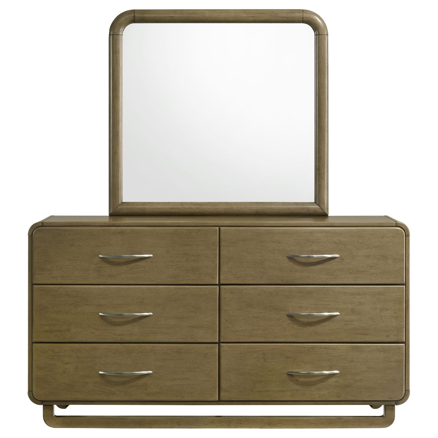 Amsbury 6-drawer Dresser and Mirror Nutmeg