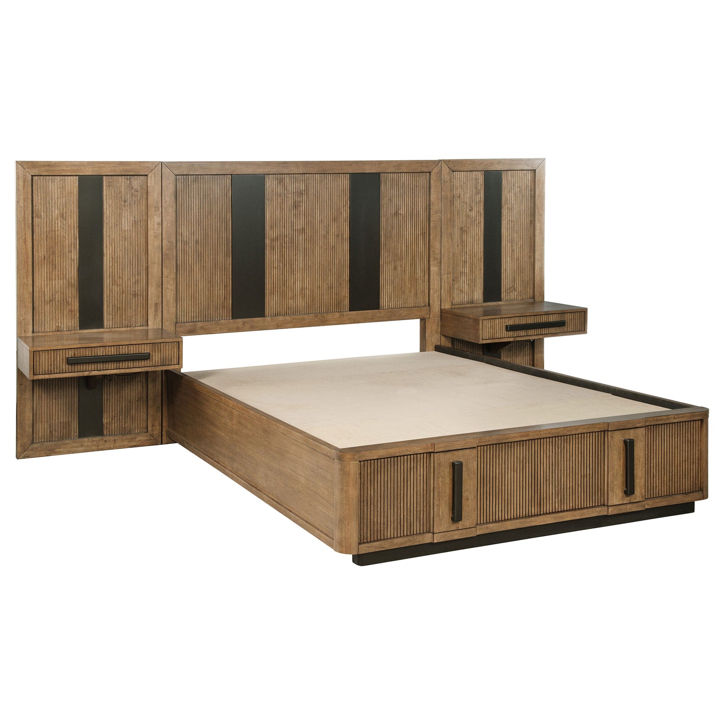 Terrace 5-piece Queen Panel Bedroom Set Ash Brown