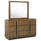 Terrace 6-drawer Dresser and Mirror Ash Brown