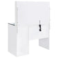 Flora 2-drawer Vanity Set with LED Mirror White High Gloss