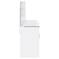 Flora 2-drawer Vanity Set with LED Mirror White High Gloss