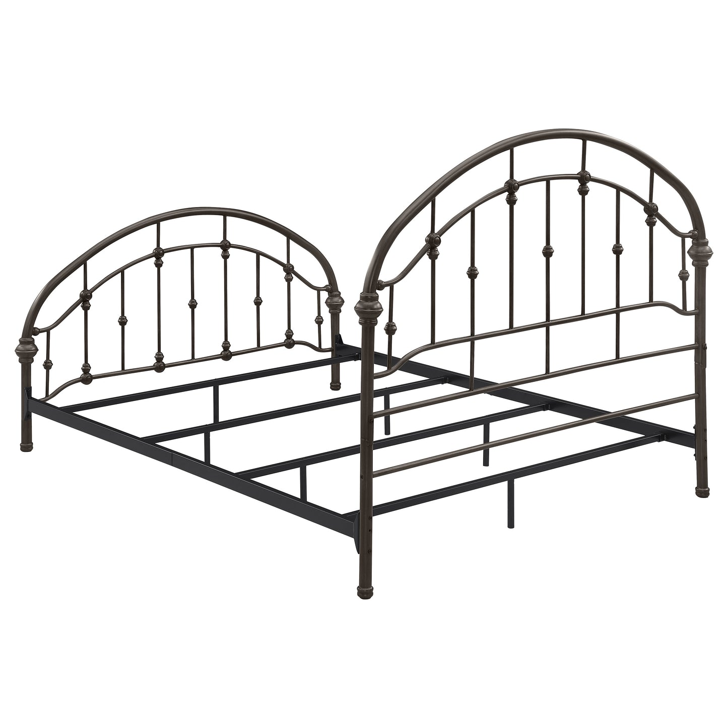 Rowan Metal Queen Open Frame Bed Dark Bronze