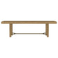 Arini 104-inch Extension Leaf Dining Table Sand Wash