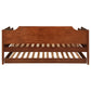 Redding Wood Twin Daybed With Trundle Cherry