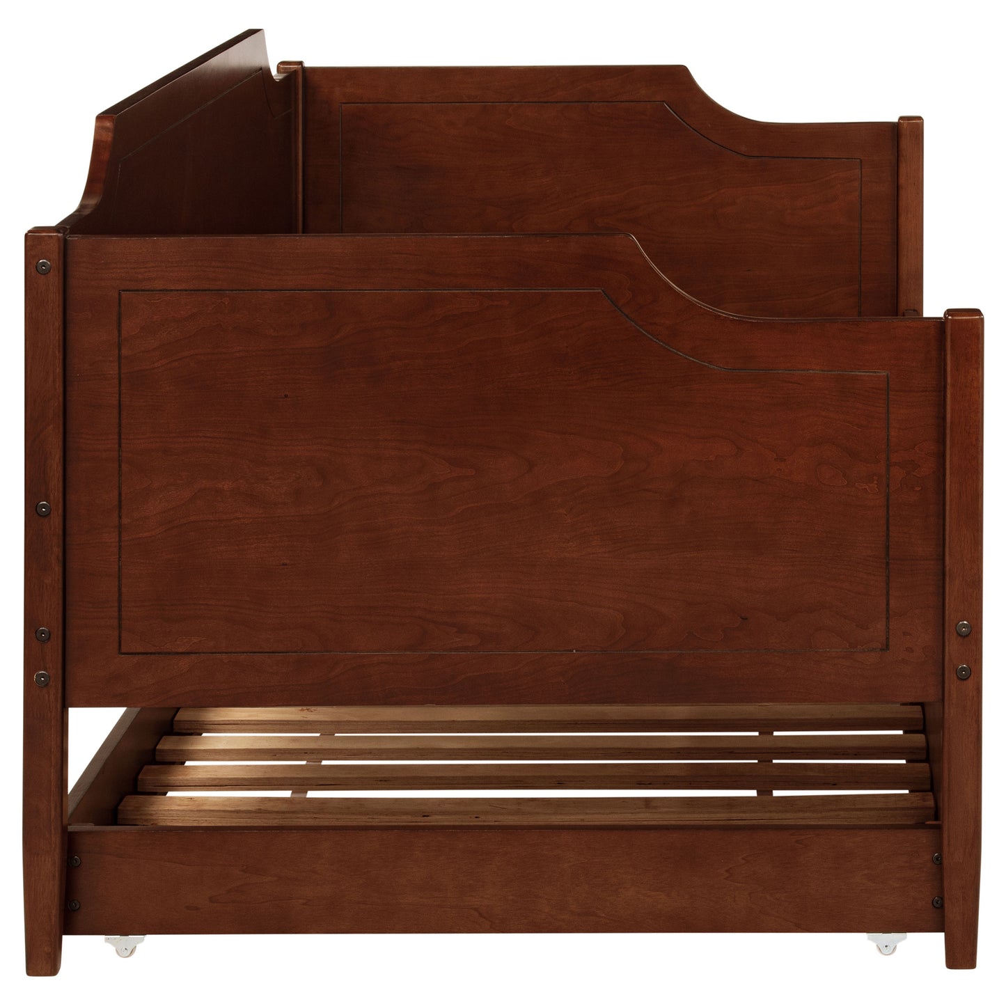 Redding Wood Twin Daybed With Trundle Cherry