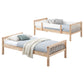 Dakota Wood Twin Over Twin Bunk Bed Natural