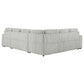 Devonshire Sleeper Sectional Sofa Storage Chaise Grey