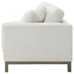 Geneva Boucle Upholstered Sectional Chaise Sofa Sand