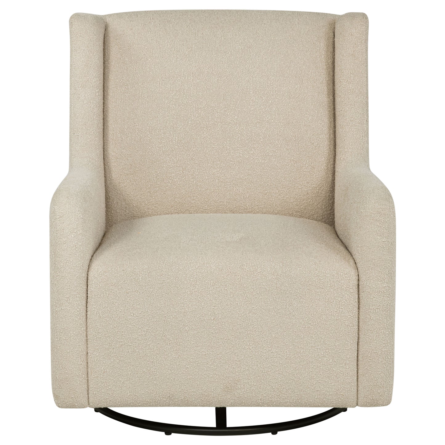 Serra Boucle Upholstered Swivel Glider Recliner Sandy Beige