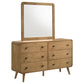 Robyn 6-drawer Bedroom Dresser Light Ash