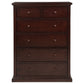 Sumerlin 6-drawer Bedroom Chest of Drawers Cappuccino