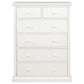 Sumerlin 6-drawer Bedroom Chest of Drawers White