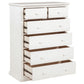 Sumerlin 6-drawer Bedroom Chest of Drawers White