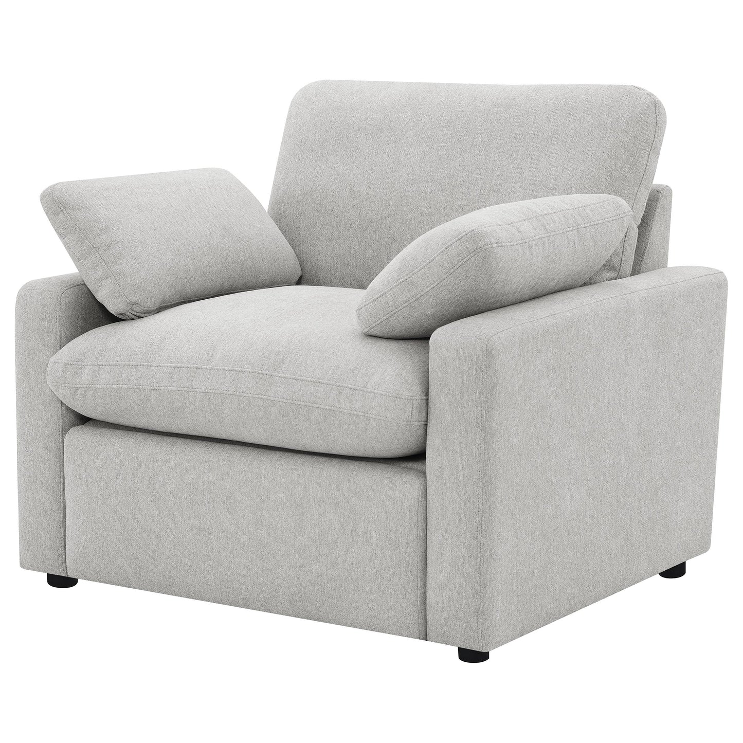 Collins Upholstered Power Recliner Chair Grey