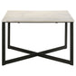 Tobin 2-piece Marble Top Coffee and End Table Set White