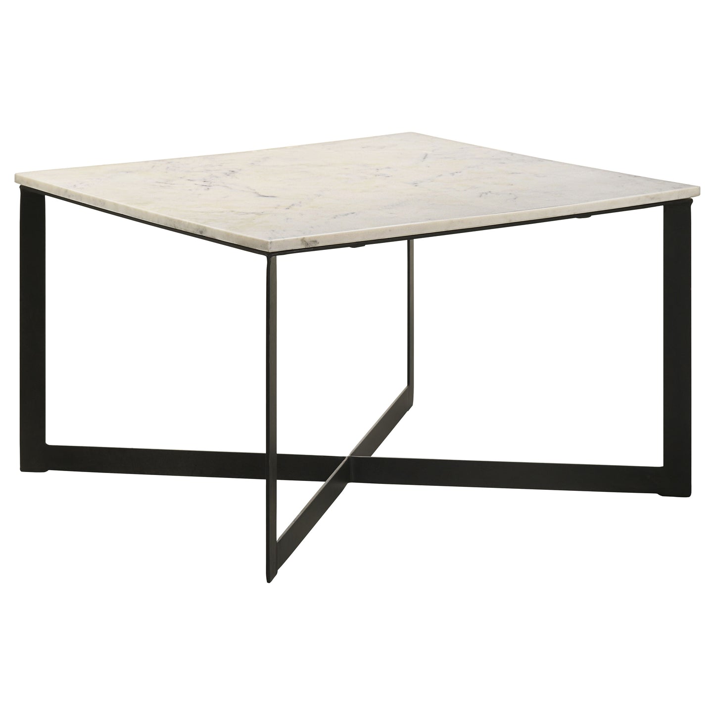 Tobin 3-piece Marble Top Coffee and End Table Set White