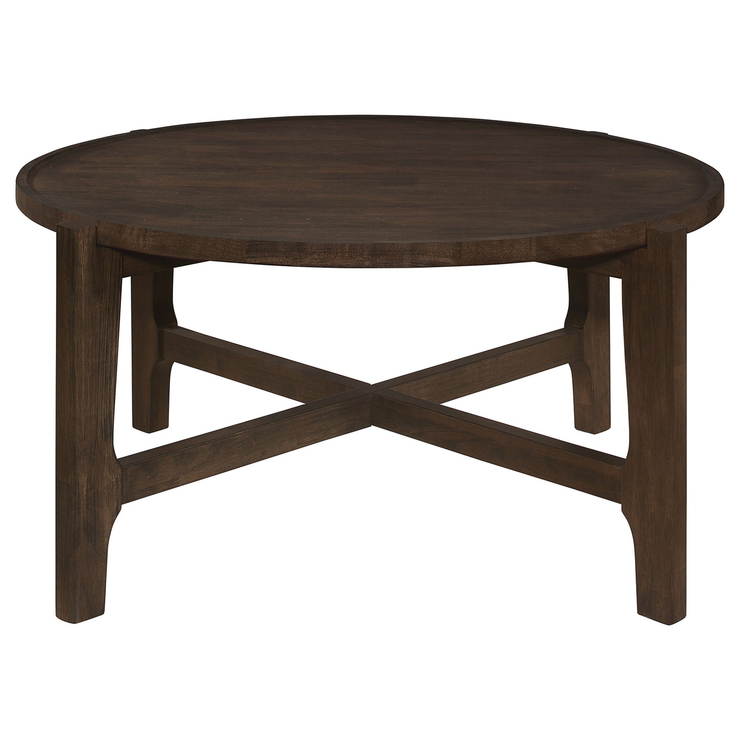 Cota 3-piece Solid Wood Coffee and End Table Set Dark Brown