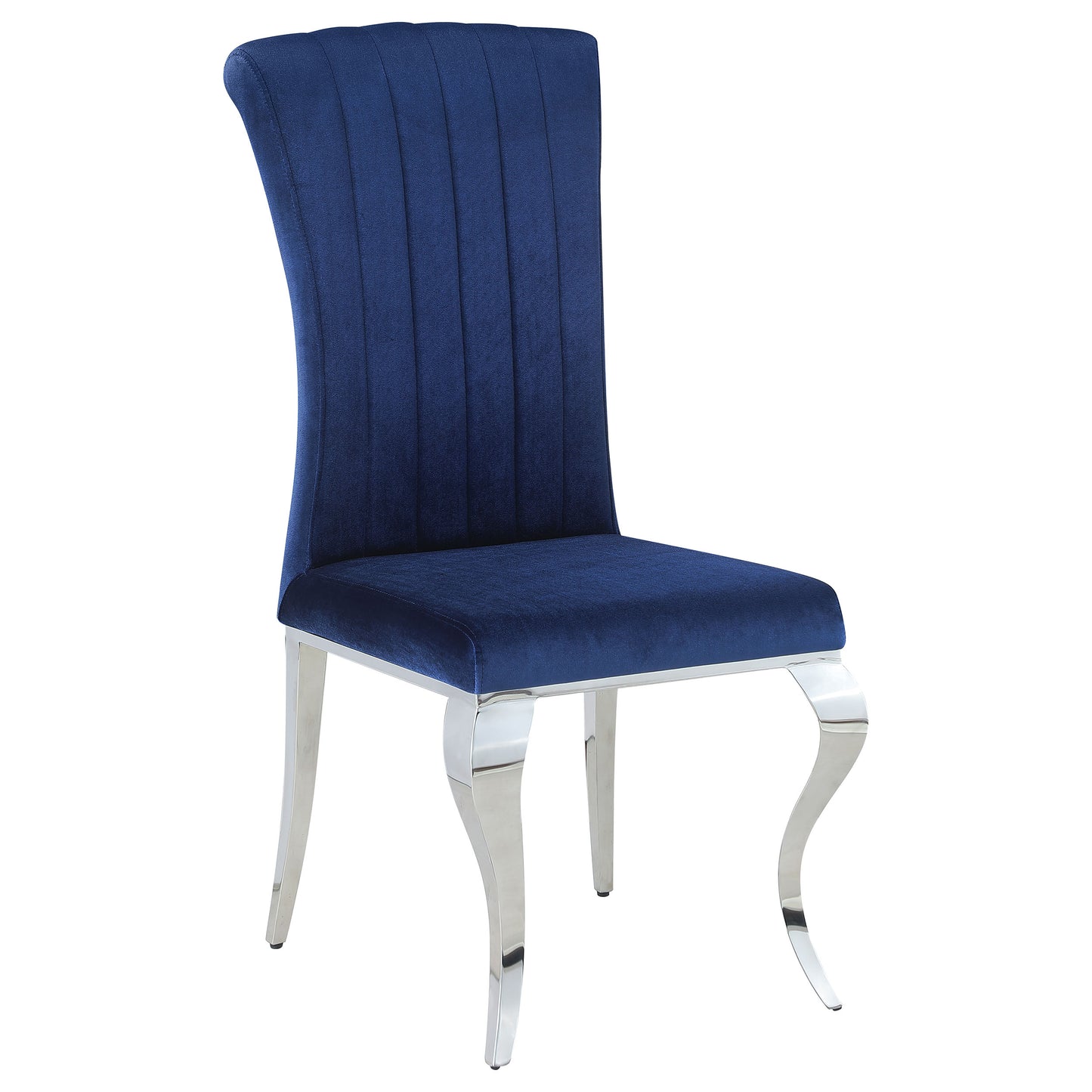 Betty Velvet Upholstered Dining Chair Ink Blue (Set of 4)