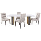 Carla Velvet Upholstered Dining Side Chair Stone (Set of 2)