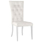 Kerwin Velvet Upholstered Dining Side Chair White (Set of 2)