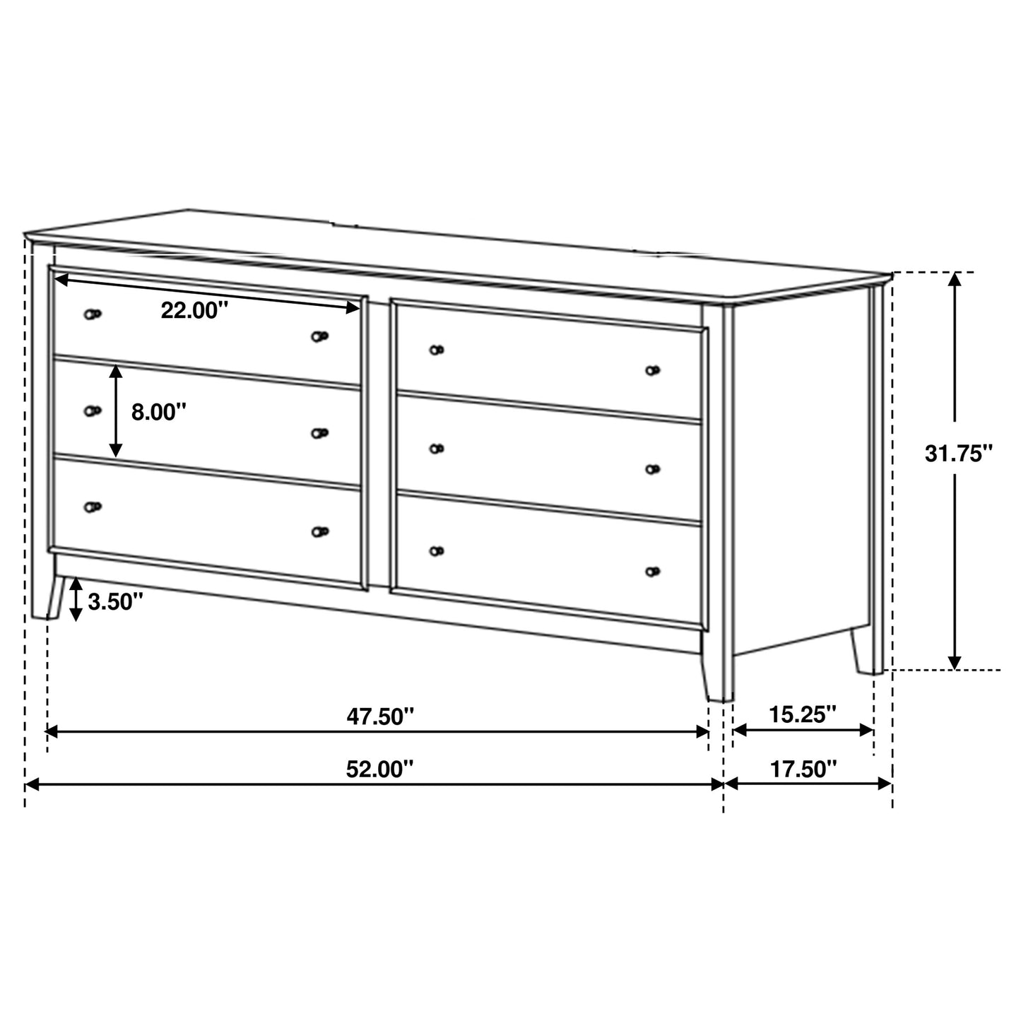 Selena 4-piece Twin Bedroom Set Cream White